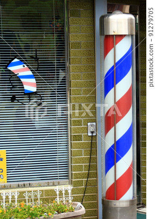 Haircutter's signpole 91279705