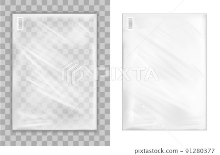 Transparent plastic shopping bag Transparent plastic shopping bag 91280377