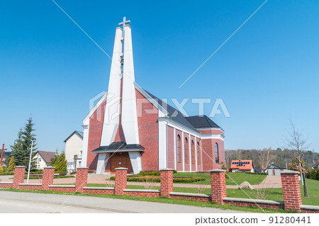 Roman Catholic Church of St. Saint Faustina at Rotmanka, Poland. 91280441