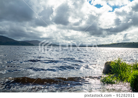 Lough Gill seen from Parke's Castle in County Leitrim, Ireland 91282011