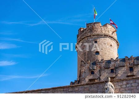 Castello del Buonconsiglio - Medieval Castle in Trento Downtown Trentino Italy 91282040