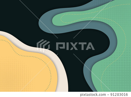 Abstract doodles colorful template. Overlapping template design decoration background. Abstract doodles colorful template. Overlapping template design decoration background. 91283016