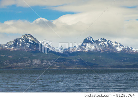 Hoste island view, Tierra Del Fuego National Park, Argentina Hoste island view, Tierra Del Fuego National Park, Argentina 91283764