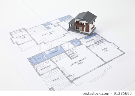 Residential real estate house construction loan 91285693