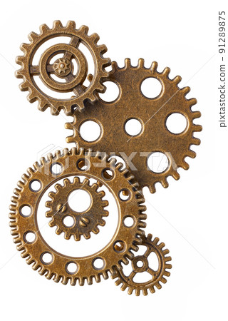 Group of bronze cogwheels 91289875