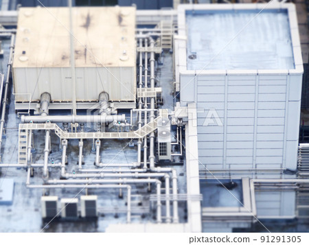 建築物屋頂的室外機 91291305