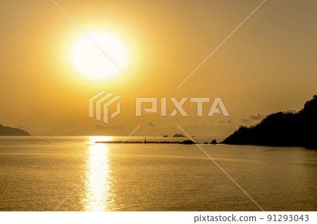傍晚風光海 傍晚風光海 91293043