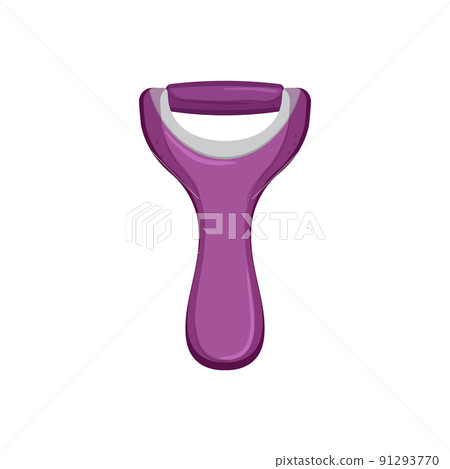foot callus remover cartoon vector illustration 91293770