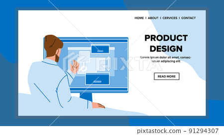 Product Design Developing Designer Artist Vector 91294307