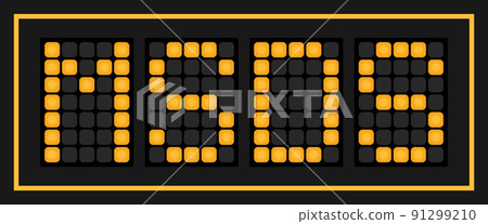 Orange color led banner in word MSDS (Abbreviation of material safety data sheet) on black background Orange color led banner in word MSDS (Abbreviation of material safety data sheet) on black background 91299210