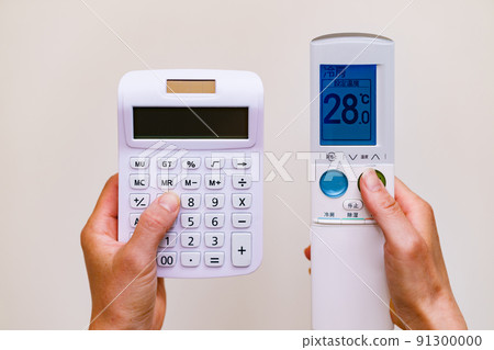 Air conditioner 28 degree setting [Image of power saving] 91300000