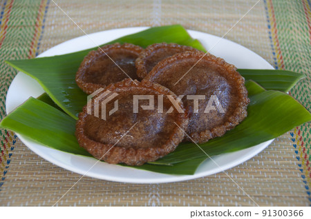 North Borneo home made traditional kuih penjaram cake. Sabah Malaysia Traditional Dessert. Asian food concept 91300366