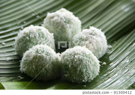 North Borneo home made traditional Kuih Gula Melaka. Sabah Malaysia Traditional Dessert. Asian food concept North Borneo home made traditional Kuih Gula Melaka. Sabah Malaysia Traditional Dessert. Asian food concept 91300412