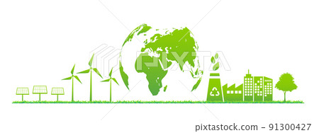 Banner Eco friendly, Sustainability development concept and World environmental day Banner Eco friendly, Sustainability development concept and World environmental day 91300427