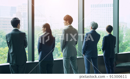 從辦公室向外看的業務組 從辦公室向外看的業務組 91300611