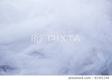 Background material white white tulle BG white background text space background Background material white white tulle BG white background text space background 91301146