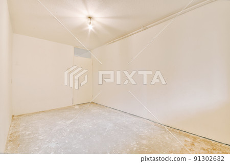 A cozy and spacious empty room in a luxury house 91302682