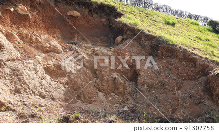 Earth and sand disaster image Earth and sand disaster image 91302758