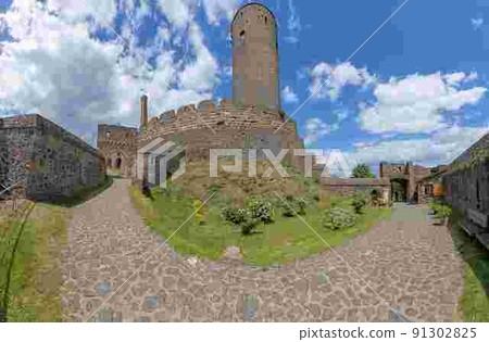 Image from the historic German castle ruins Muenzenberg in hesse 91302825