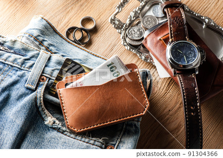 vegetable tanned leather wallet vegetable tanned leather wallet 91304366