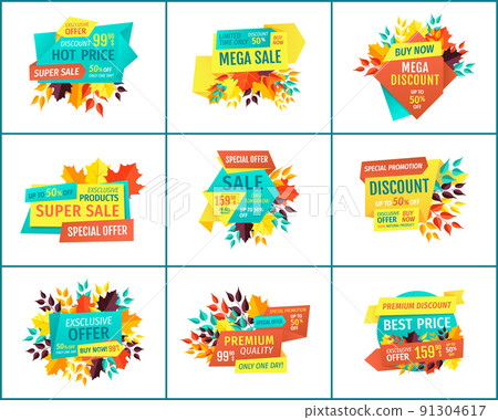 Great Deal Banners for Seasonal Clearance Sale Great Deal Banners for Seasonal Clearance Sale 91304617