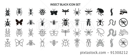 昆蟲圖標集 91308212