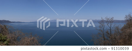 Lake Inawashiro and Mt. Bandai Lake Inawashiro and Mt. Bandai 91310039