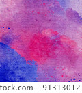 watercolor paper blue purple pink marble background 91313012