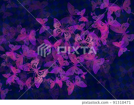 Gothic butterfly background Gothic butterfly background 91318471
