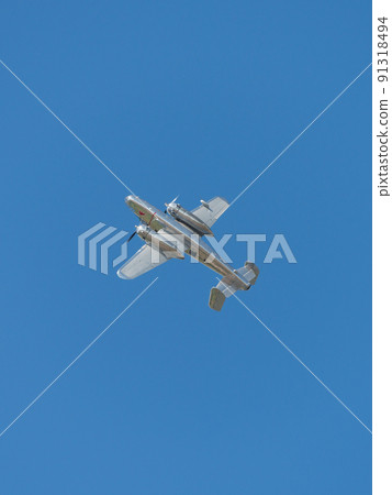 North American B-25J Mitchell Bomber Barrel Roll 91318494