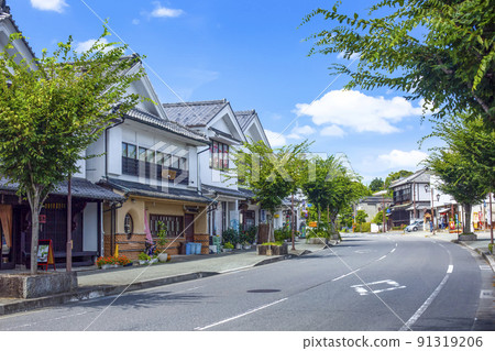 Kitsuki-shi's housescape landscape 91319206