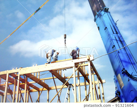 New construction site Tatemae [horizontal composition] 91321604