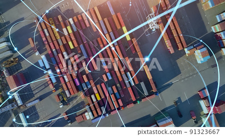 物流網絡供應鏈 物流網絡供應鏈 91323667