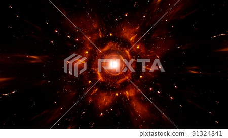 Glittering Fire Energy Space Background Glittering Fire Energy Space Background 91324841