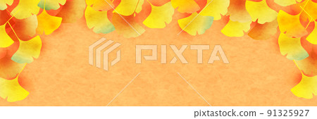 Autumn leaves ginkgo autumn background Autumn leaves ginkgo autumn background 91325927