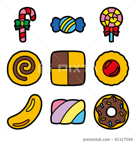 Sweets set line ants Sweets set line ants 91327584