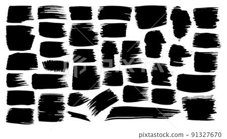 矢量畫筆描邊集 (Sumibeta) 91327670