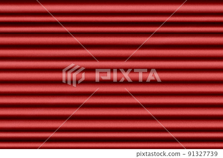 Dark red silk curtain crest texture background. 91327739