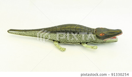 Vintage tin toy crocodile , tin toy crocodile  91330254