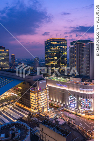 《Osaka Prefecture》Osaka downtown/cityscape 91330559