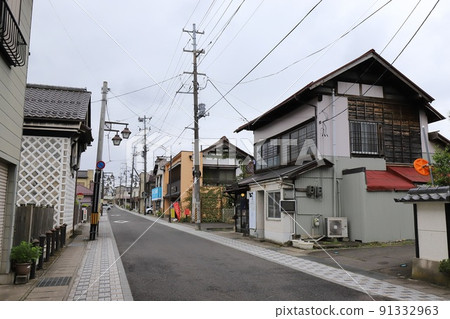 Fukushima Fukushima City Iizaka Onsen old townscape (Yumachi Street) 91332963