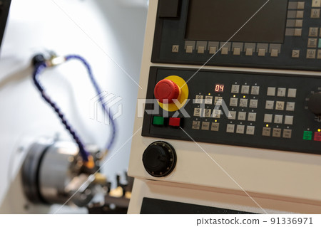 control panel of metalworking CNC turning machine 91336971