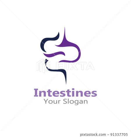 Intestine human Logo Collections digestion Organ medical 91337705