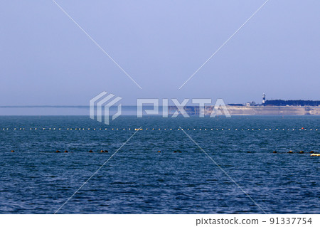 富山縣魚津海岸的夏日海市蜃樓 91337754