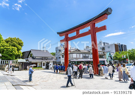[Kanagawa Prefecture] Kamakura Otorii of Tsurugaoka Hachimangu Shrine where you can feel the personality 91339178