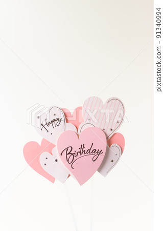 Heart Birds Decoration Pick 91340994