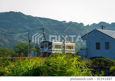 Shizuoka Prefecture Fukuroi City Kawae Tenryu Hamanako Railway and scenery along the line 91341897