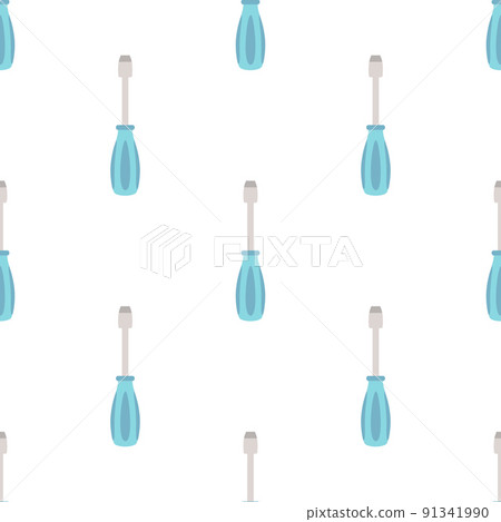 seamless pattern with cartoon screwdriver, vector illustration seamless pattern with cartoon screwdriver, vector illustration 91341990