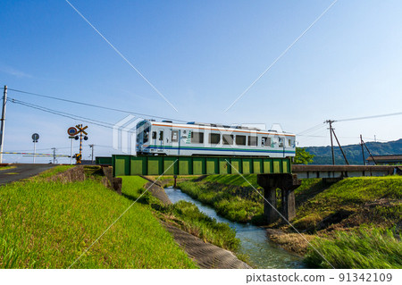 靜岡縣福井市河江天龍濱名湖鐵路和沿線風景 靜岡縣福井市河江天龍濱名湖鐵路和沿線風景 91342109