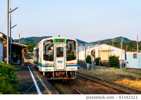 Mori, Mori-cho, Shuchi-gun, Shizuoka Prefecture Tenryu Hamanako Railway and scenery along the line 91342321
